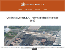 Tablet Screenshot of ceramicasjornet.com
